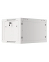 LANBERG Wall mount cabinet 19inch 6U 600x450 steel doors grey flat pack - nr 53