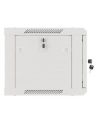 LANBERG Wall mount cabinet 19inch 6U 600x450 steel doors grey flat pack - nr 54