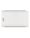 LANBERG Wall mount cabinet 19inch 6U 600x450 steel doors grey flat pack - nr 60