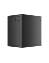 LANBERG Szafa wisząc 19inch 12U 600x450 drzwi metalowe czarna flat pack - nr 65