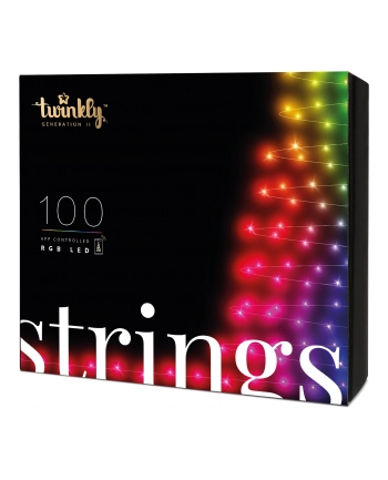 twinkly Inteligentne lampki choinkowe Strings 100 LED RGB 8 m łańcuch nr 1
