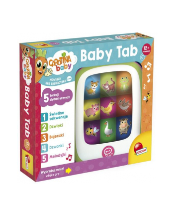 lisciani giochi Caczerwonyina baby tablet z 5 funkcjami dydaktycznymi 55784 LISCIANI