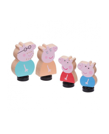 tm toys Peppa Pig - Drewniane figurki 4pack Świnka Peppa 07207