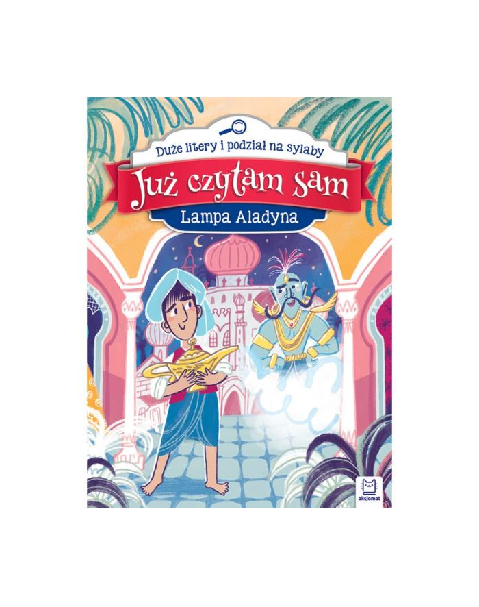 aksjomat Książeczka Już czytam sam. Lampa Aladyna. Duże litery i podział na sylaby główny