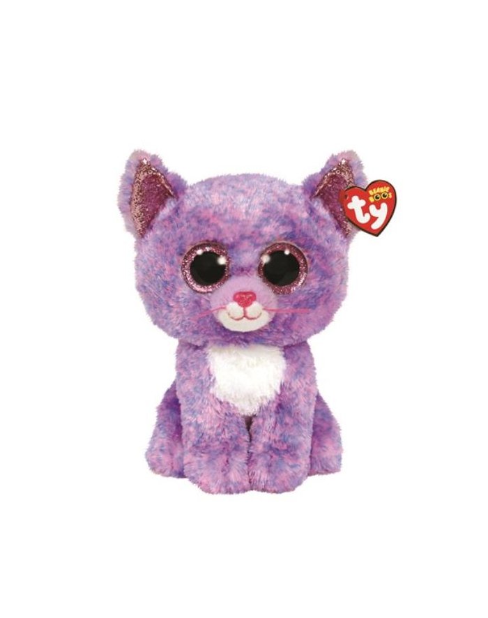 ty inc. TY BEANIE BOOS CASSIDY - lavendowy kot 24cm 36486 główny