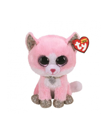 ty inc. TY BEANIE BOOS FIONA różowy kot 24cm 36489 TY