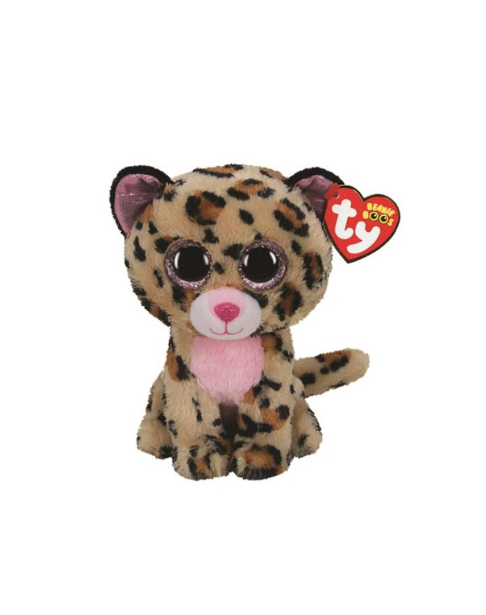 ty inc. TY BEANIE BOOS LIVVIE brązowo/różowy leopard 24cm 36490 TY główny