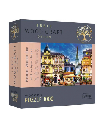 Puzzle 1000el drewniane - Francuska uliczka 20142 Trefl nr 2