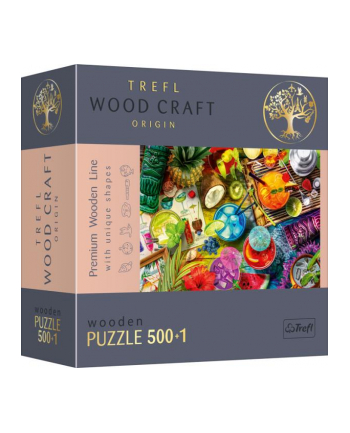 Puzzle 501el drewniane - Kolorowe koktajle 20154 Trefl