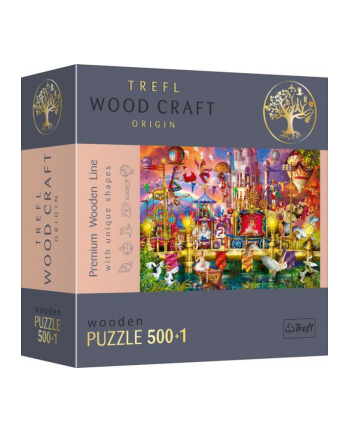 Puzzle 501el drewniane - Magiczny świat 20156 Trefl nr 1