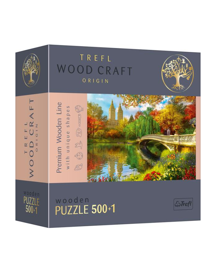 Puzzle 501el drewniane - Central Park, Manhattan, Nowy Jork 20157 Trefl główny