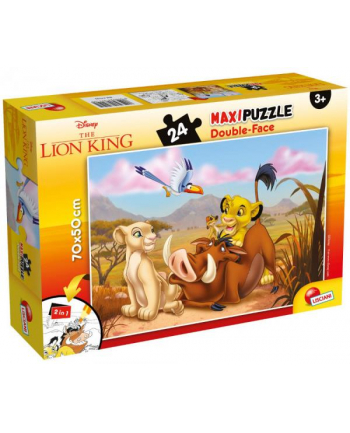 lisciani giochi Puzzle dwustronne 24el Maxi Król Lew 74105 LISCIANI