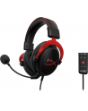 hyperx Zestaw słuchawkowy dla graczy Cloud II czerwony - nr 8