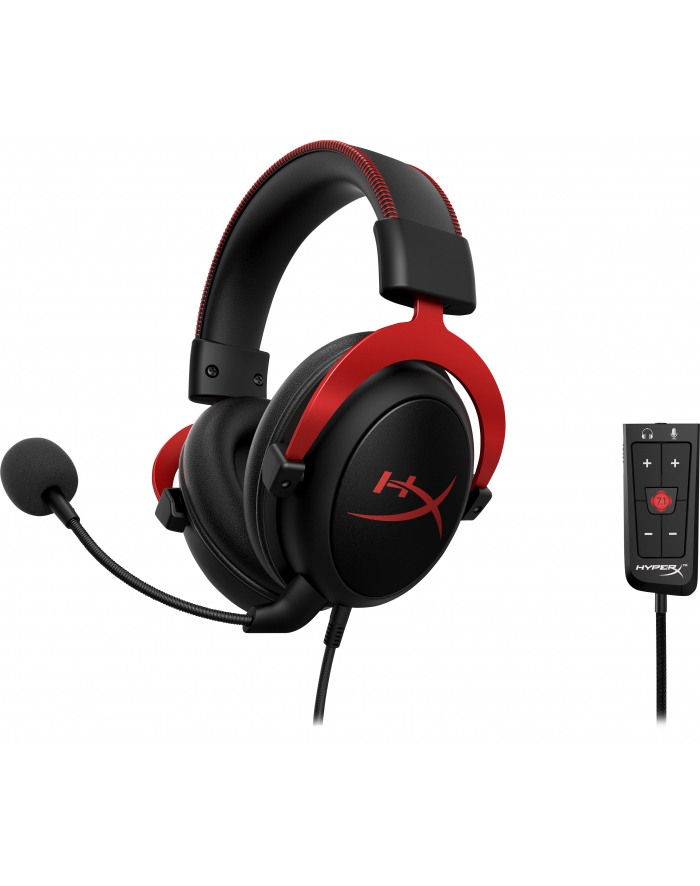 hyperx Zestaw słuchawkowy dla graczy Cloud II czerwony główny