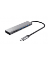 trust CZYTNIK KART HALYX FAST USB-C HUB CARD READ-ER - nr 22