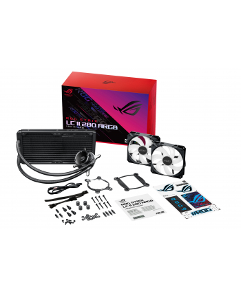 asus Chłodzenie procesora ROG Strix LC II 280 ARGB, AuraSync,2x120mm