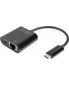 digitus Karta sieciowa przewodowa USB 3.0 Typ C do RJ45 Gigabit Ethernet oraz 1xUSB Typ C z PD 2.0 - nr 11