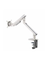 art Uchwyt biurkowy gazowy do 1 monitora LED/LCD 17-32' L-19GD 2-9kg 2xUSB 3.0 Premium Aluminiowy - nr 42