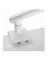 art Uchwyt biurkowy gazowy do 1 monitora LED/LCD 17-32' L-19GD 2-9kg 2xUSB 3.0 Premium Aluminiowy - nr 54