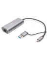 digitus Karta sieciowa przewodowa USB 3.1 Typ C + USB A do 1x RJ45 2.5 Gigabit Ethernet 10/100/1000/2500Mbps - nr 35