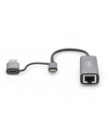 digitus Karta sieciowa przewodowa USB 3.1 Typ C + USB A do 1x RJ45 2.5 Gigabit Ethernet 10/100/1000/2500Mbps - nr 67