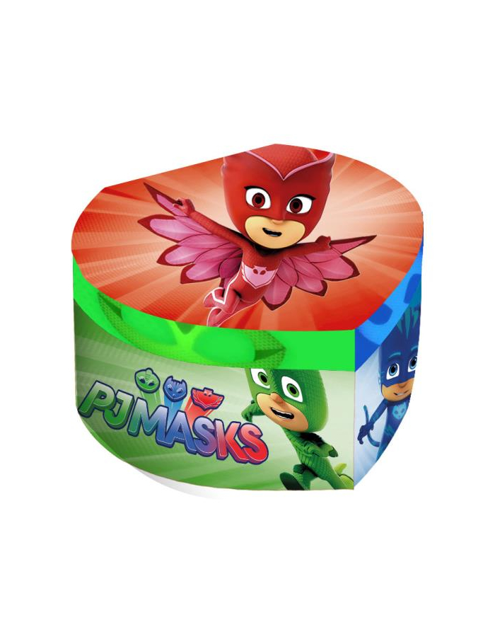 Pudełko na biżuterię z lusterkiem, 12,3x11,4x8,5cm PJ Masks PJ17012 Kids Euroswan główny