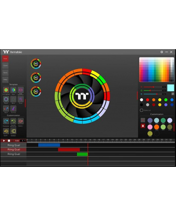 thermaltake Wentylator - Riing Quad 12 RGB TT Premium Ed Single no controller nr 2