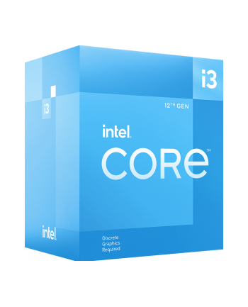 intel Procesor Core i3-12100 F BOX 3,3GHz, LGA1700