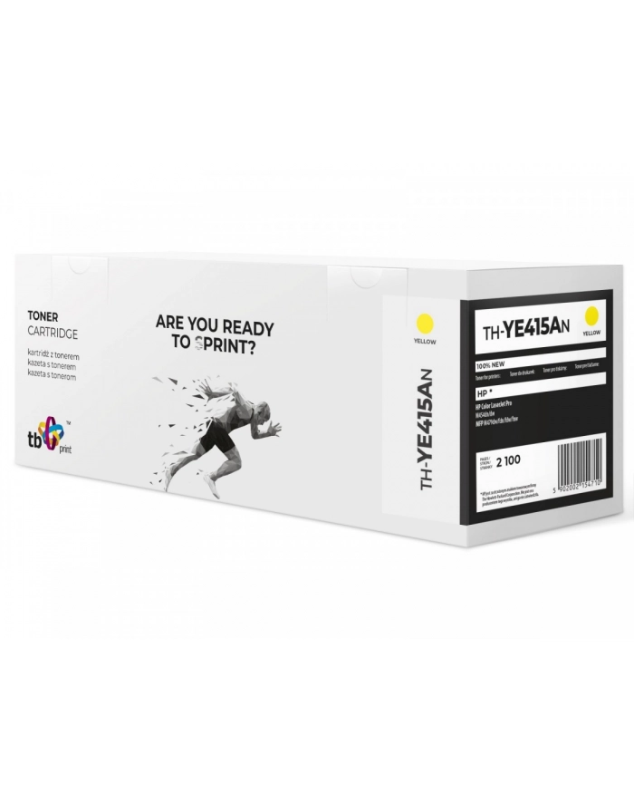tb print Toner do HP Color LJ Pro M454 W2032A TH-YE415AN 100% nowy żółty główny