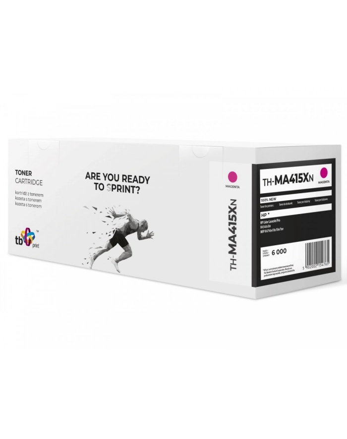 tb print Toner do HP Color LJ Pro M454 W2033X TH-MA415XN 100% nowy magenta główny