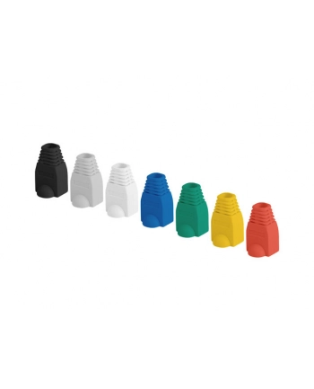Osłonka na wtyk RJ45 zielona 100 sztuk nr 1