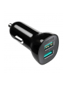C0051 Black Ładowarka samochodowa 2xUSB Quick Charge 3.0 30W - nr 7