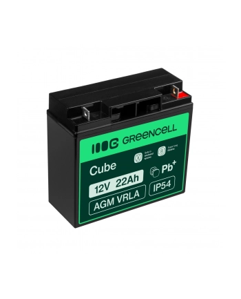 GREEN CELL Battery AGM 12V 22Ah nr 2