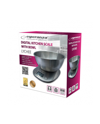 ESPERANZA KITCHEN SCALE WITH BOWL LYCHEE