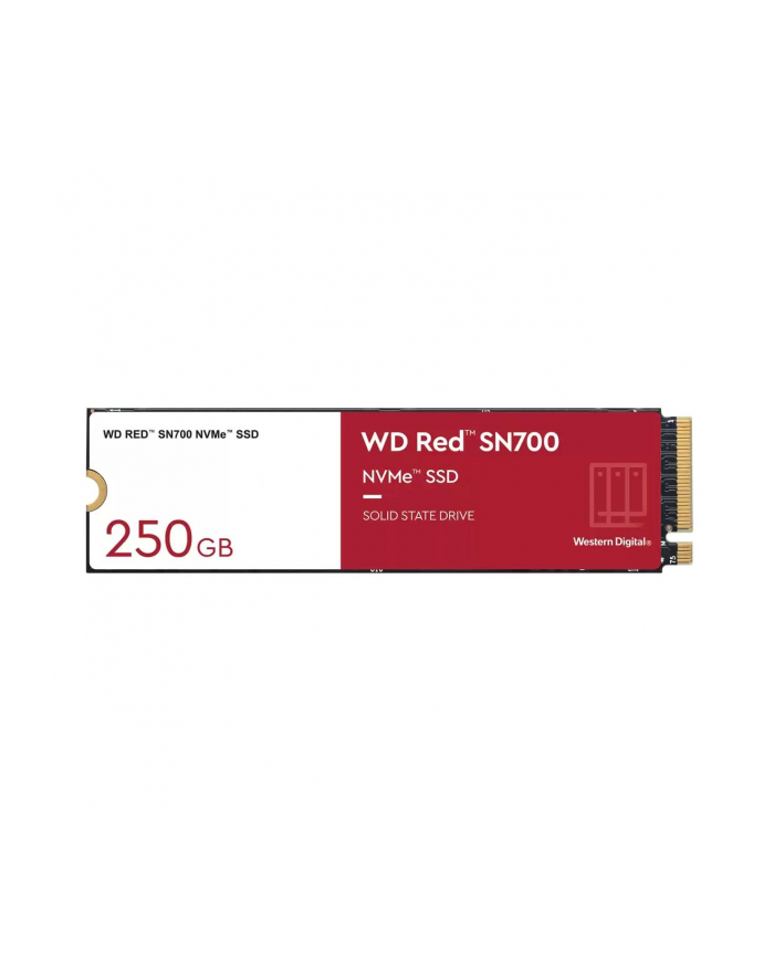 western digital WD Red SSD SN700 NVMe 250GB M.2 2280 PCIe Gen3 8Gb/s internal drive for NAS devices główny