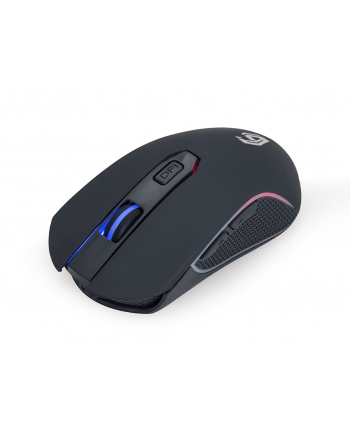 GEMBIRD MUSGW-6BL-01 Firebolt 6-przyciskowa bezprzewodowa mysz gamingowa z podświetleniem RGB czarna