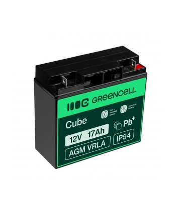 GREEN CELL Battery AGM 12V 17Ah nr 2