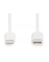 DIGITUS USB charger/data cable Lightning - USB-C M/M 1.0m metal PVC MFI CE bl - nr 29