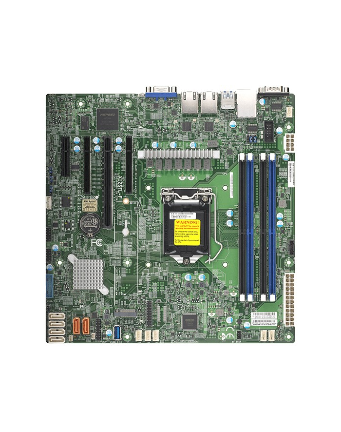 super micro computer SUPERMICRO Motherboard Intel Xeon-E 2300 Rocket Lake- E FamilySocket H5 LGA1200 główny