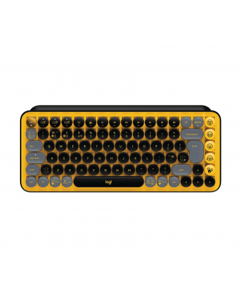 LOGITECH POP Keys Wireless Mechanical Keyboard With Emoji Keys - BLAST YELLOW INTNL (US)