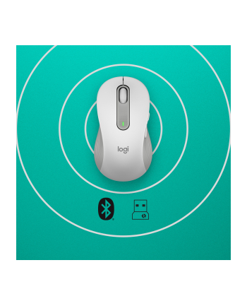 LOGITECH Signature M650 L Wireless Mouse - OFF-WHITE - EMEA