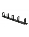 EXTRALINK organizer kabli 1U czarny plastikowe wsporniki - nr 1