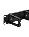 EXTRALINK organizer kabli 1U czarny plastikowe wsporniki - nr 5