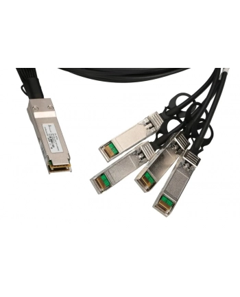 EXTRALINK QSFP+ DAC kabel 40G do 4x 10G SFP+ 3m
