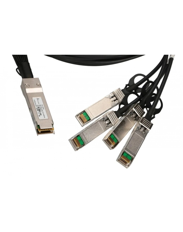 EXTRALINK QSFP+ DAC kabel 40G do 4x 10G SFP+ 3m główny