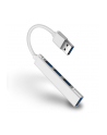 IBOX IUH3FAS Hub USB3.0 + USB 2.0 Silver - nr 1