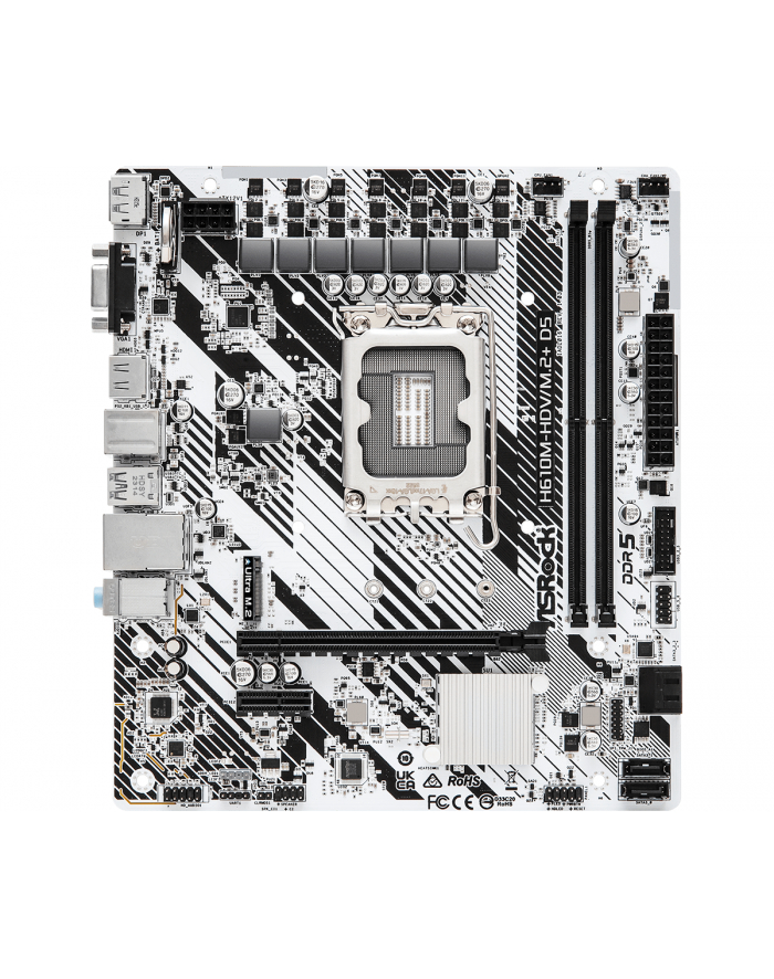 ASROCK H610M-HDV/M.2 LGA1700 2x DDR4 DIMM HDMI DP 1xPCIe 4.0 x16 2xPCIe 3.0 x1 główny