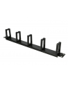 EXTRALINK organizer kabli 1U czarny plastikowe wsporniki - nr 1