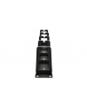 EXTRALINK organizer kabli 1U czarny plastikowe wsporniki - nr 4