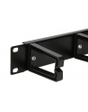 EXTRALINK organizer kabli 1U czarny plastikowe wsporniki - nr 5